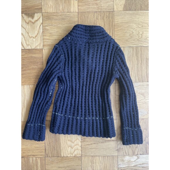 Maison Martin Margiela x H&M Navy Blue 100% Wool Sweater (RARE) - Picture 4 of 7